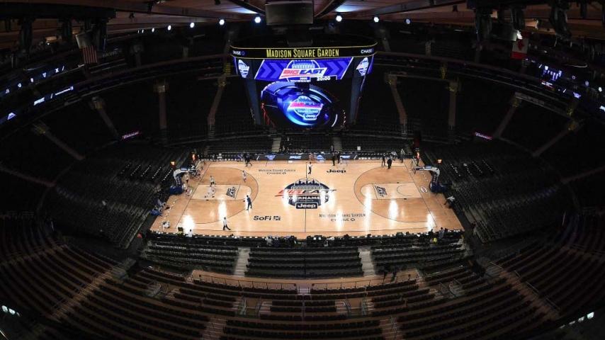 The scene at the Big East tournament. 