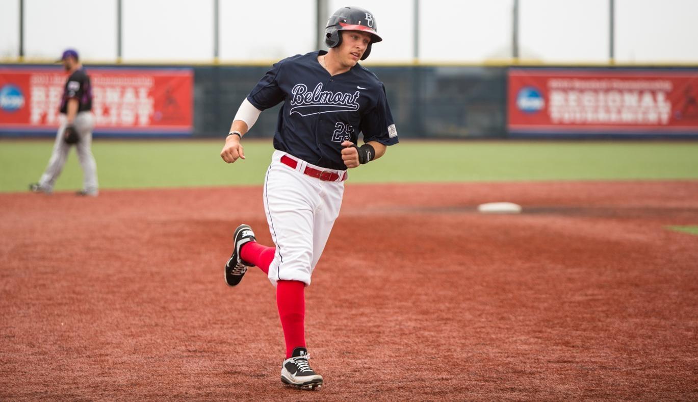 Belmont first baseman Matt Beaty hit one of seven home runs during college baseball's longest inning.