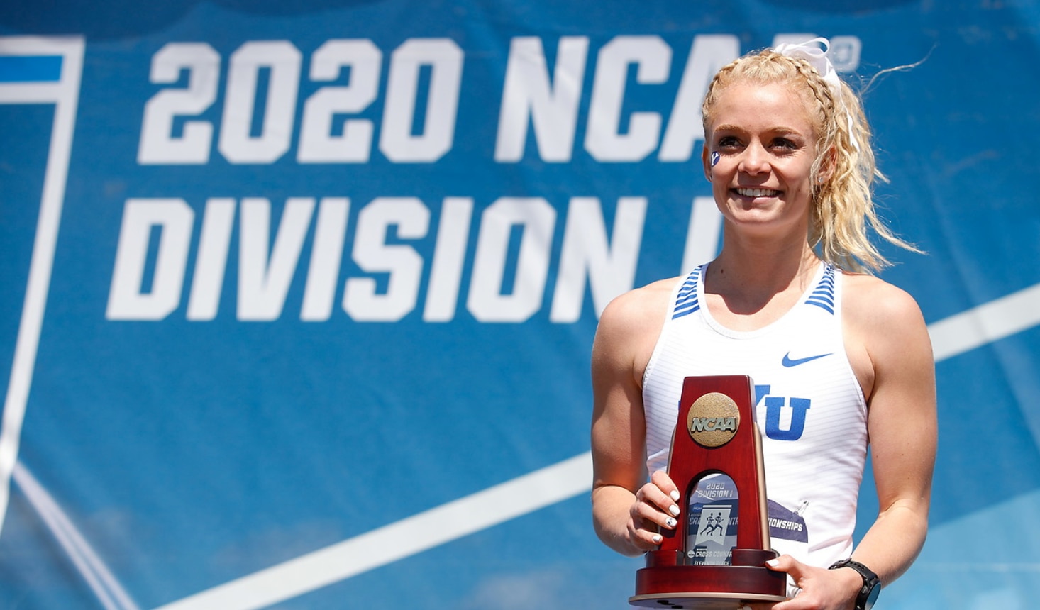 BYU's Anna Camp won the 1500m.