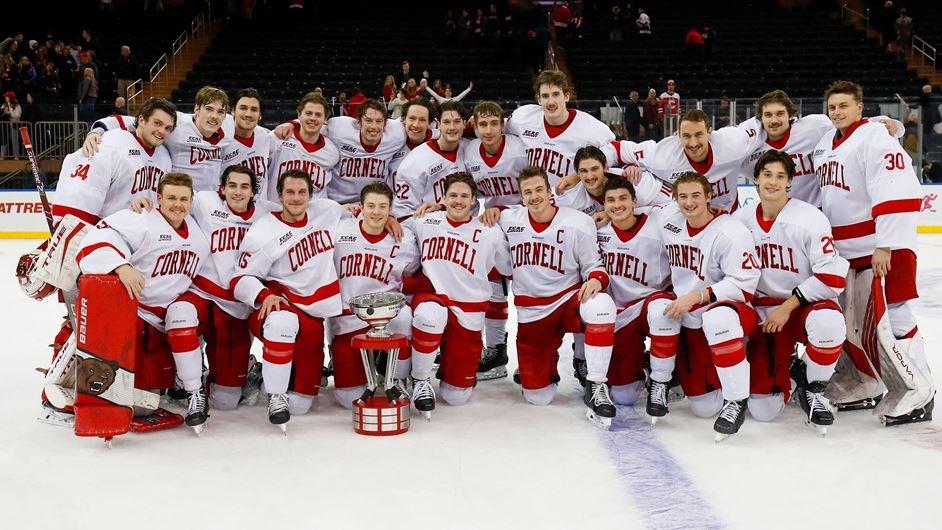 Cornell took down BU, 6-4, at Madison Square Garden. 