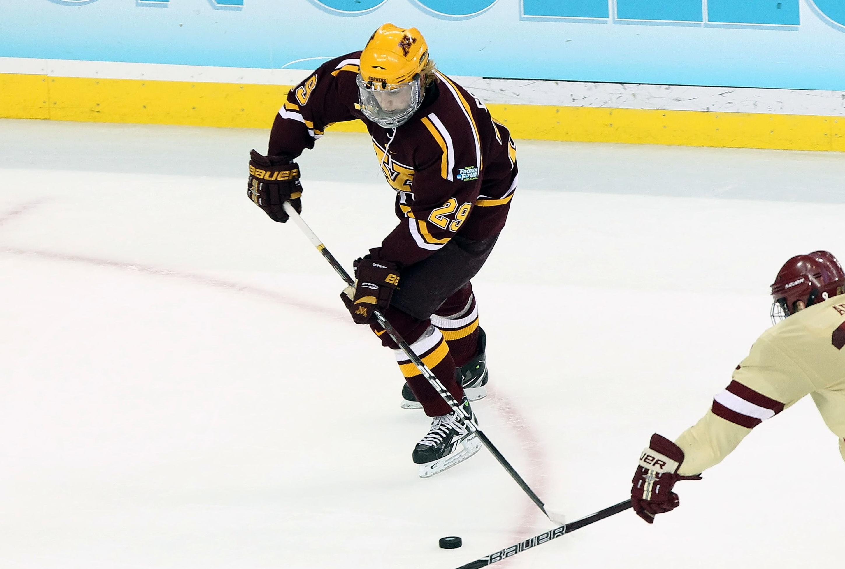 Nate Schmidt as a member of the Minnesota Golden Gophers