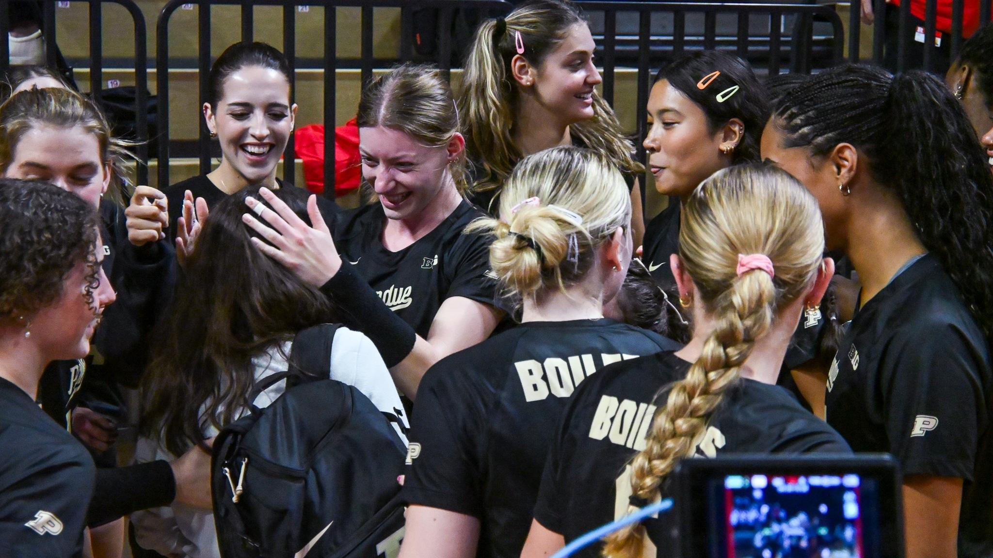 Purdue Volleyball defeated Indiana