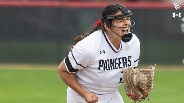 Cal State East Bay is pumped after another DII softball win. 
